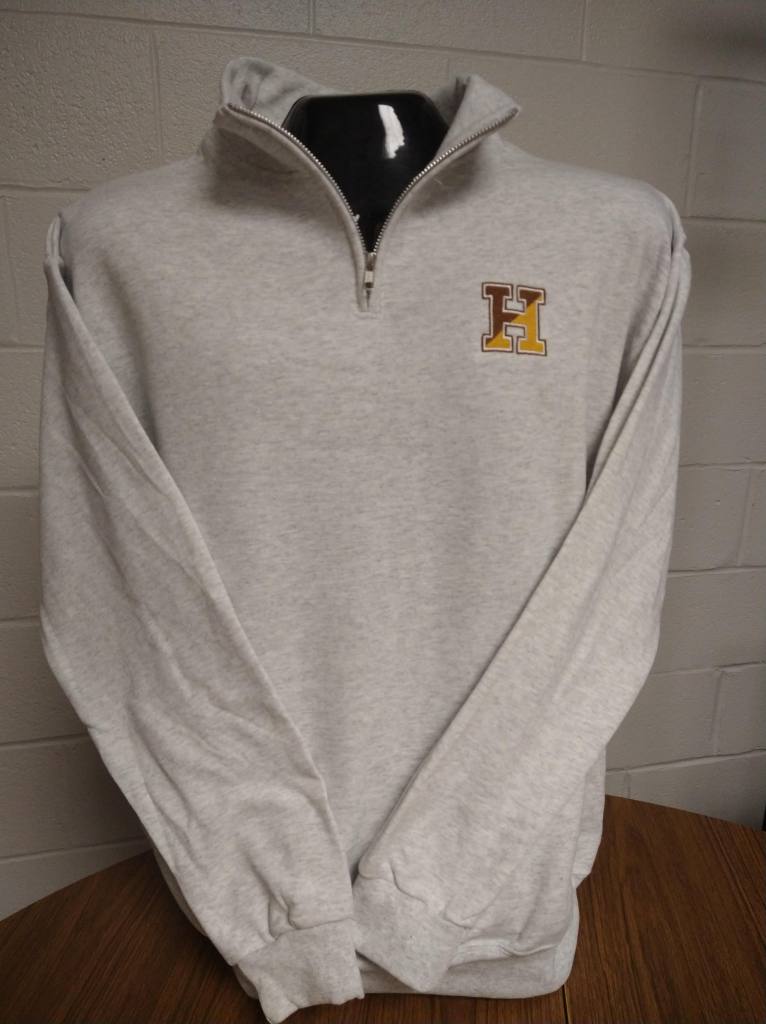 1/4 Zip Cadet Collar Sweatshirt