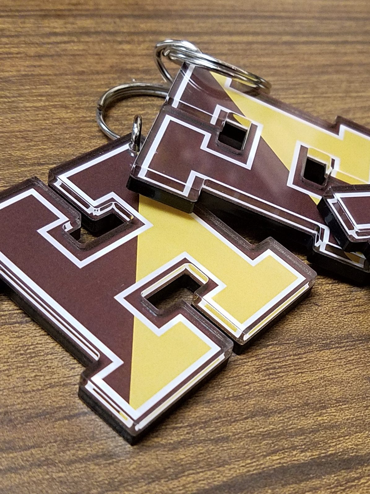 H keychain